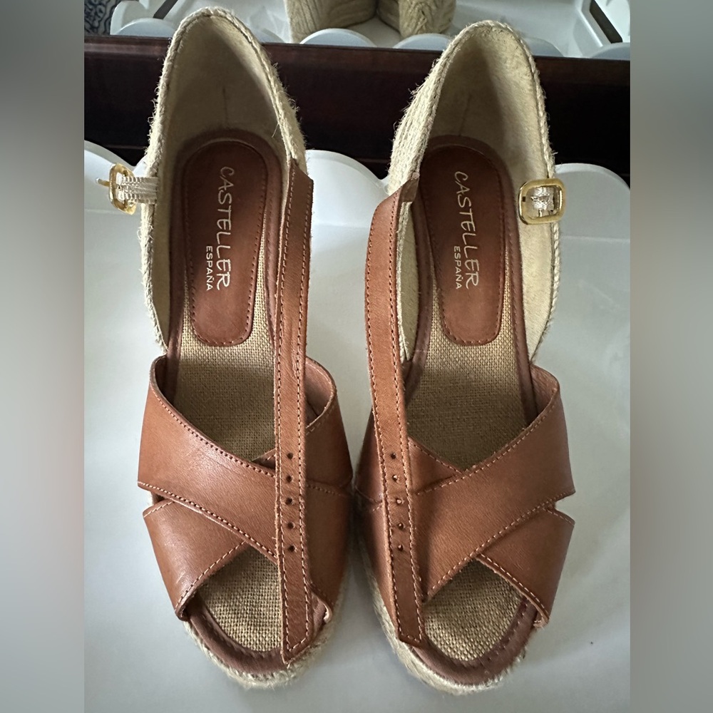 Women's Brown Espadrille Sandals
